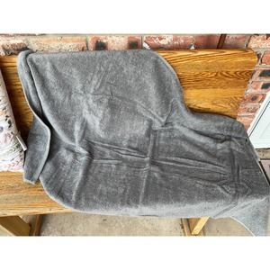 Essentials Bath Towels in Pewter.  3 pack